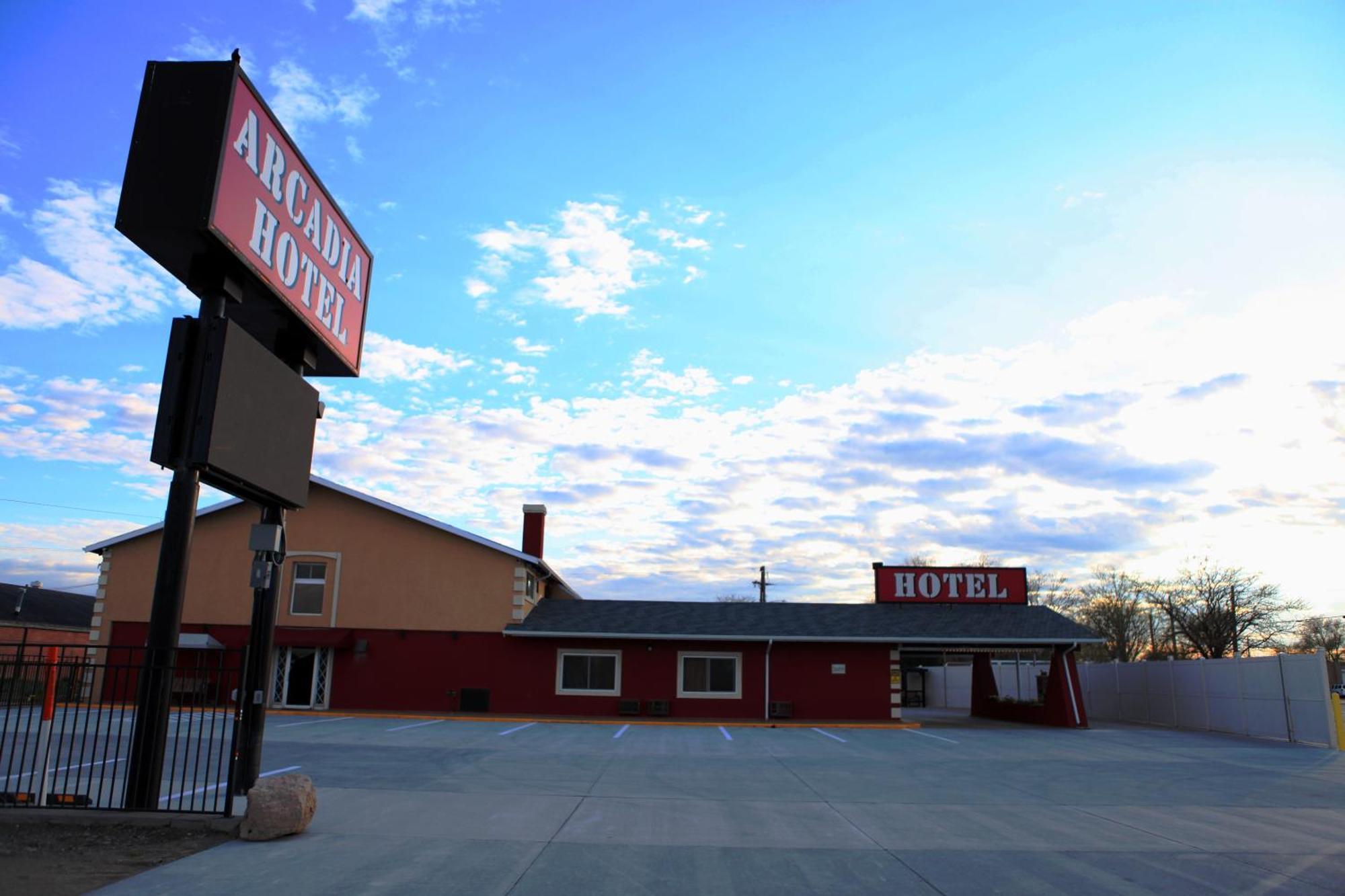 Arcadia Hotel Gering Exterior foto